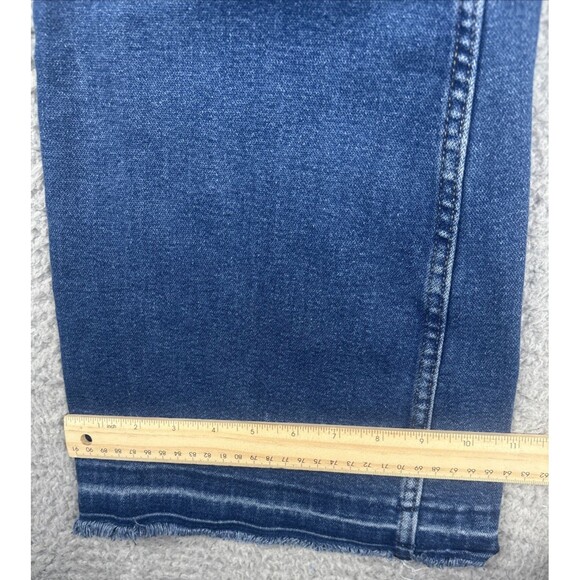 Wrangler Jeans Women's Size 12 High-Rise Fierce Flare Raw Hem Boho Country Gypsy - Picture 8 of 13